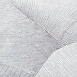 34562 Light gray purple overlapping leaf Textured batik large leaves modern Wallpaper