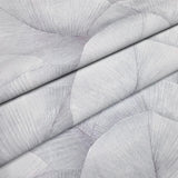 34562 Light gray purple overlapping leaf Textured batik large leaves modern Wallpaper