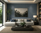 34574 Matte Teal navy blue Faux fabric Textured modern wallcoverings plain Wallpaper