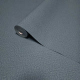 34574 Matte Teal navy blue Faux fabric Textured modern wallcoverings plain Wallpaper