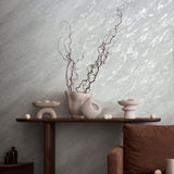 34903 Eclectic White Silver Wallpaper