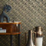 34909 Eclectic Gold Wallpaper