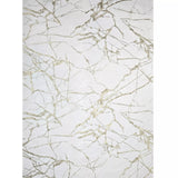 Z34914 Ivory off white cream brass gold metallic faux marble plaster textured Wallpaper