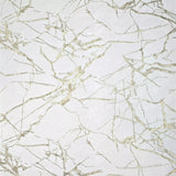 Z34914 Ivory off white cream brass gold metallic faux marble plaster textured Wallpaper