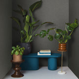 34916 Eclectic Anthracite Copper Wallpaper