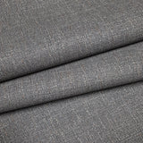 34916 Plain wallcovering gray bronze faux linen Tweed fabric textured modern wallpaper