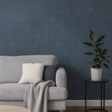 34939 Modern shimmer Grayish deep dark blue metallic grassbeads textured wallpaper 3D

