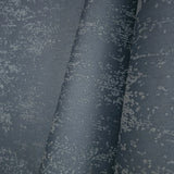 34939 Modern shimmer Grayish deep dark blue metallic grassbeads textured wallpaper 3D

