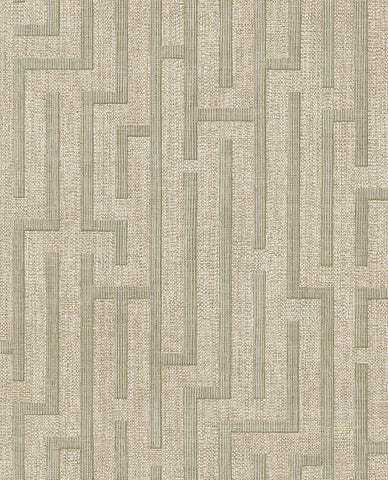 350532 Riviera Maison Linen Trellis Wallpaper