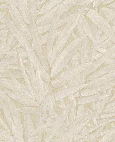 350541 Riviera Maison Structured Leaves Wallpaper