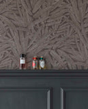 350544 Riviera Maison Structured Leaves Wallpaper