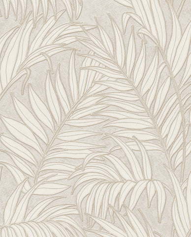 350551 Riviera Maison Stringed Leaves Wallpaper