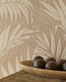 350553 Riviera Maison Stringed Leaves Wallpaper