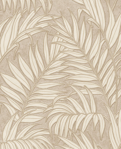 350553 Riviera Maison Stringed Leaves Wallpaper