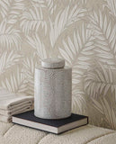 350555 Riviera Maison Stringed Leaves Wallpaper