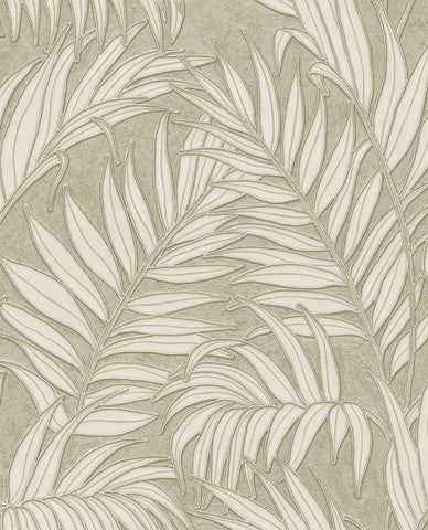 350555 Riviera Maison Stringed Leaves Wallpaper