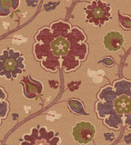 350612 Silk Garden Flowers Orange Wallpaper