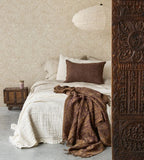 350620 Antique Damask Beige Wallpaper