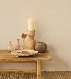 350632 Canvas Plain Mat Beige Sand Wallpaper 