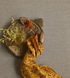 350635 Canvas Plain Mat Brown Taupe Wallpaper 