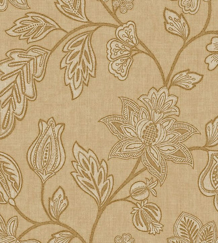 350661 Ikat Flower Trail Wallpaper