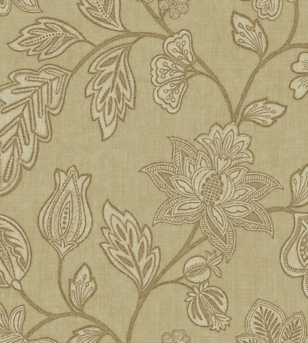 350662 Ikat Flower Trail Wallpaper 