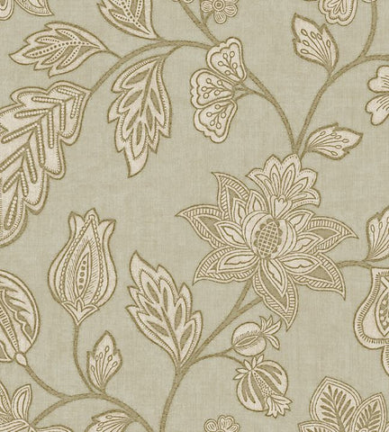 350663 Ikat Flower Trail Wallpaper