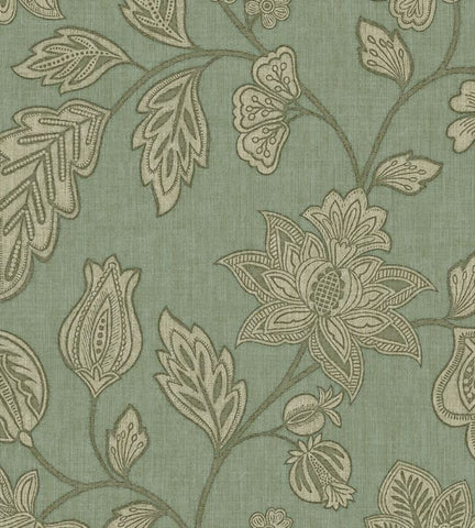 350665 Ikat Flower Trail Wallpaper