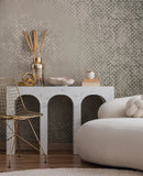 35118 Circles Graphic Gray Wallpaper 