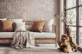 35120 Circles Graphic Beige Wallpaper 