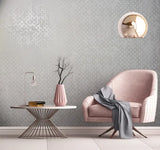 35121 Circles Graphic White Wallpaper 