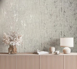 35123 Circles Concrete Look Gray Wallpaper 