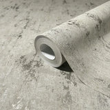 35123 Circles Concrete Look Gray Wallpaper 