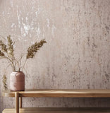 35124 Circles Concrete Look Beige Wallpaper