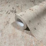 35124 Circles Concrete Look Beige Wallpaper