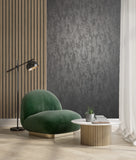 35130 City Romance Modern Plain Black Wallpaper 