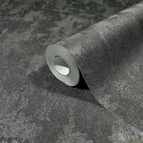 35130 City Romance Modern Plain Black Wallpaper 