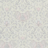 35150 Nature Romantic Floral Gray Wallpaper