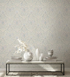 35151 Nature Romantic Floral Beige Wallpaper 