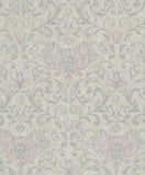 35152 Nature Romantic Floral Beige Gray Wallpaper 