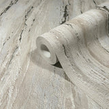 35157 Plaster Look Industrial Beige Gray Wallpaper