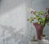 35162 Concrete Look Industrial White Blue Wallpaper 