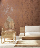 35163 Concrete Look Industrial Brown Wallpaper