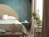 35167 Concrete Look Industrial Green Wallpaper 