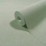 35761 Boho Uni Green Wallpaper