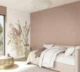 35767 Boho Uni Red Wallpaper
