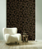 35779 Boho Floral Brown Wallpaper