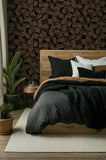 35779 Boho Floral Brown Wallpaper