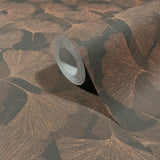 35779 Boho Floral Brown Wallpaper