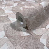 35780 Boho Floral Brown Beige Wallpaper